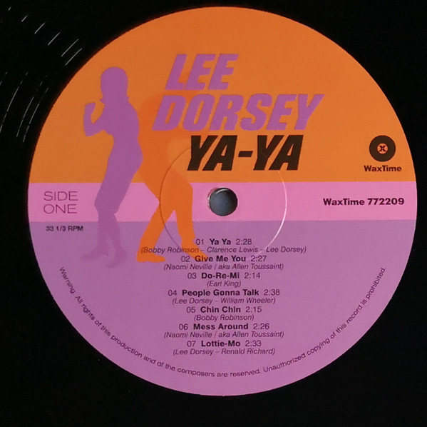 Lee Dorsey - Ya! Ya! | WaxTime (772209) - 4