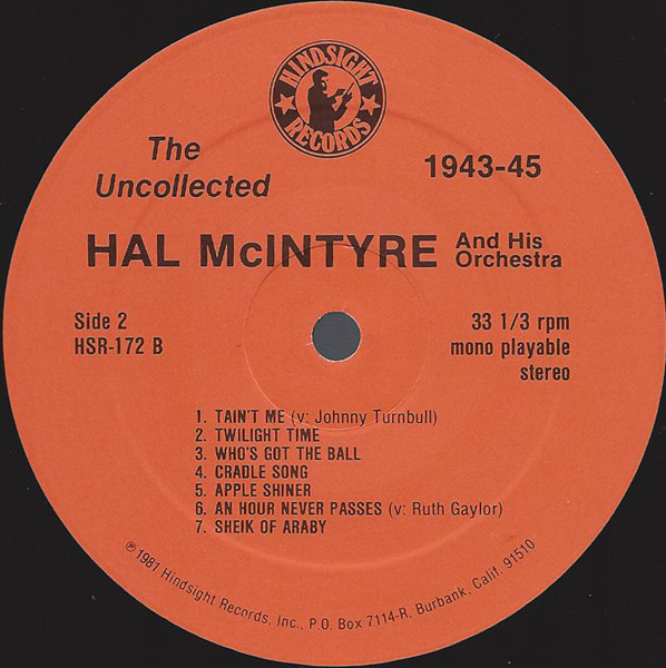 descargar álbum Hal McIntyre And His Orchestra - The Uncollected Hal McIntyre And His Orchestra 1943 1946