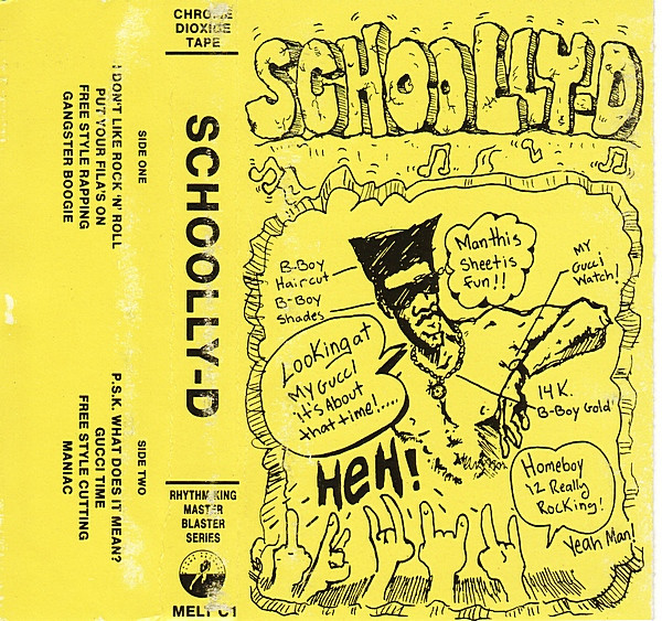 Schoolly-D – Schoolly-D (1986, Black Text on Shell, Cassette ...