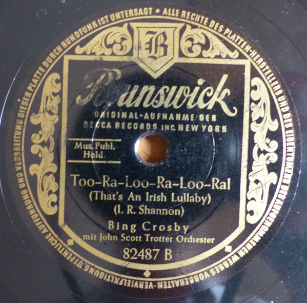 baixar álbum Bing Crosby - White Christmas Too Ra Loo Ra Loo Thats An Irish Lullaby