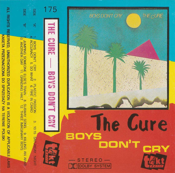 Boys Don't Cry - The Cure / Fiction Records Audio CD / 815 011-2