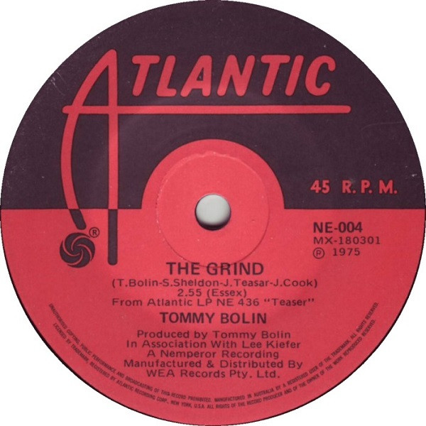 Tommy Bolin – The Grind (1975, Vinyl) - Discogs