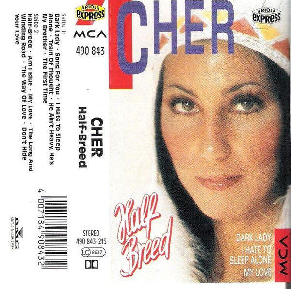 The First Time - Cher - Half-Breed (Cassette) .