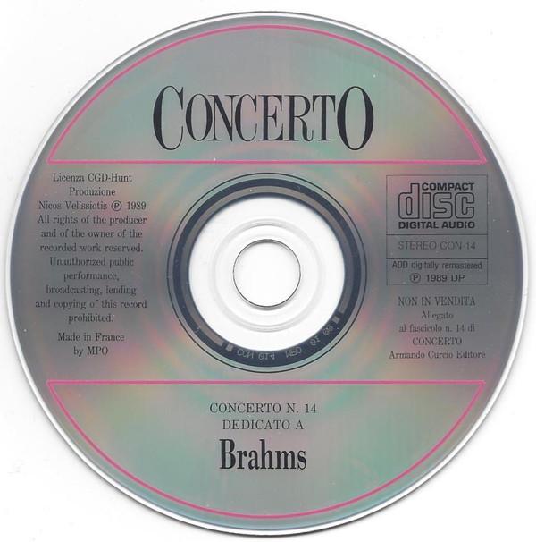 Album herunterladen Brahms - Ouverture Accademica Concerto Per Piano E Orchestra N 2 Variazioni Per Orchestra Su Un Tema Di Haydn