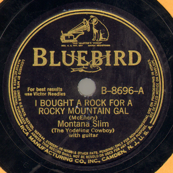lataa albumi Montana Slim - I Bought A Rock For A Rocky Mountain Gal Streamlined Yodel Song