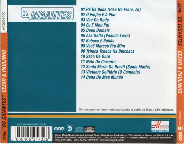 lataa albumi Cezar & Paulinho - Os Gigantes