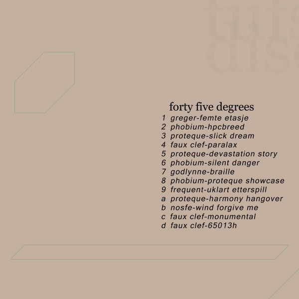 last ned album Various - Forty Five Degrees