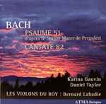 Cover of Psaume 51 / Cantate 82, 2005, CD