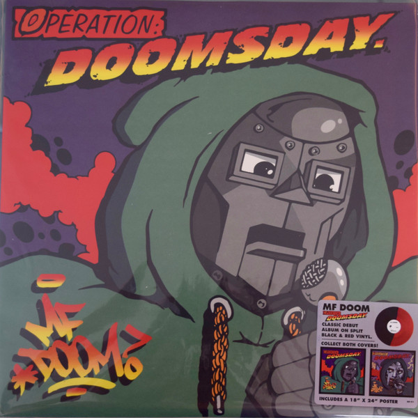 MF Doom – Operation: Doomsday (2016, Red / Black Split, Vinyl 