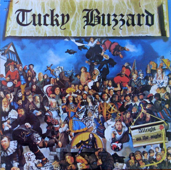 Tucky Buzzard – Allright On The Night (1973, Gatefold, Laminate