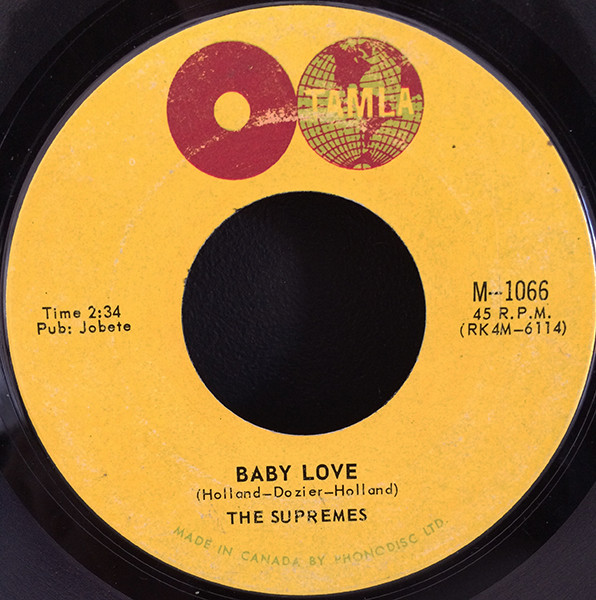 The Supremes – Baby Love (1964, Vinyl) - Discogs