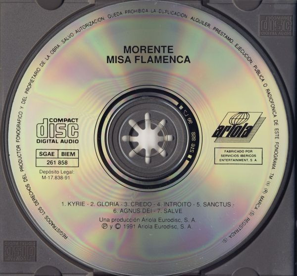 lataa albumi Morente - Misa Flamenca