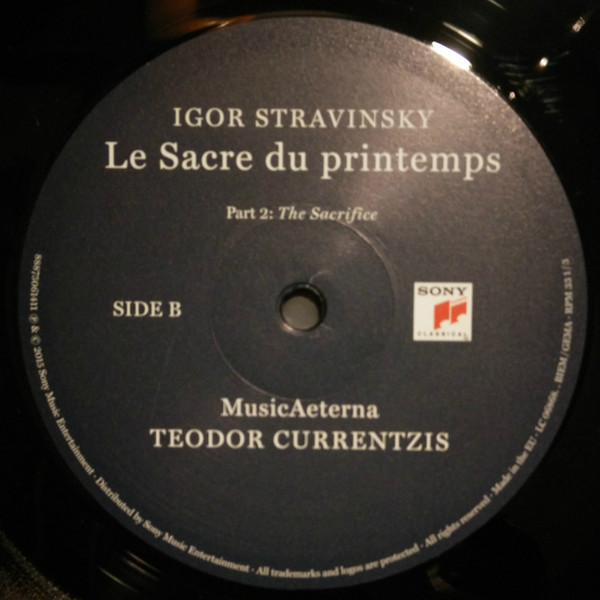 baixar álbum Stravinsky MusicAeterna Teodor Currentzis - La Sacre Du Printemps The Rite Of Spring Die Fruhlingsweihe Revised 1947 Version