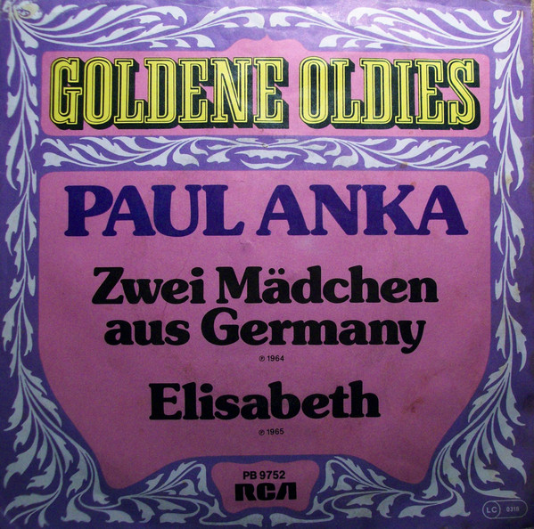 Paul Anka – Zwei Mädchen Aus Germany / Elisabeth (Vinyl) - Discogs