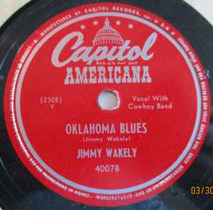 Jimmy Wakely - Oklahoma Blues / Night After Night album cover