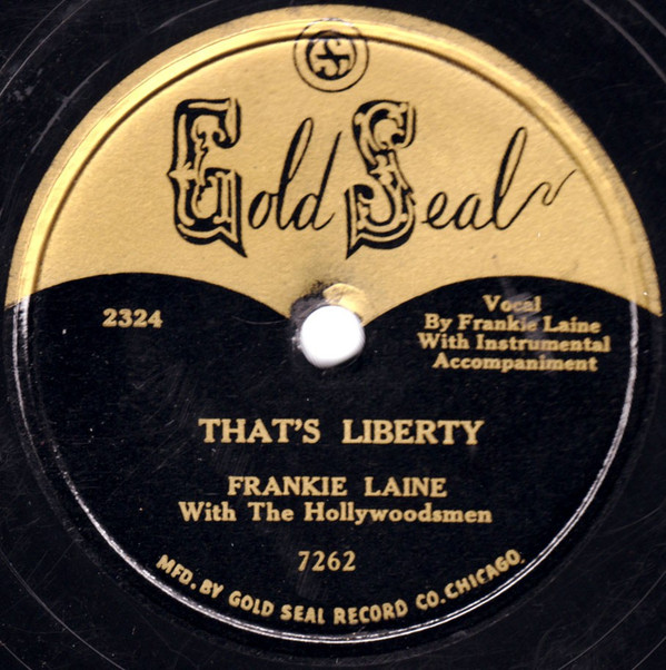 descargar álbum Frankie Laine With The Hollywoodsmen - Thats Liberty In the Wee Small Hours