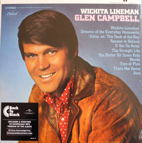 Glen Campbell – Wichita Lineman (2017, 180g, Vinyl) - Discogs