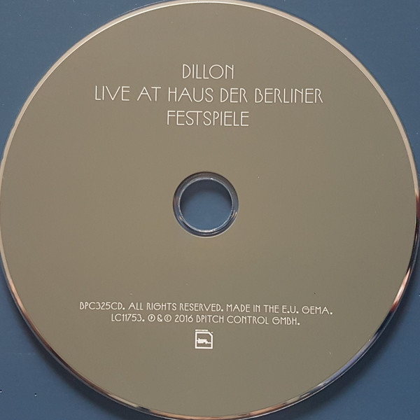 lataa albumi Dillon - Live At Haus Der Beliner Festspiele