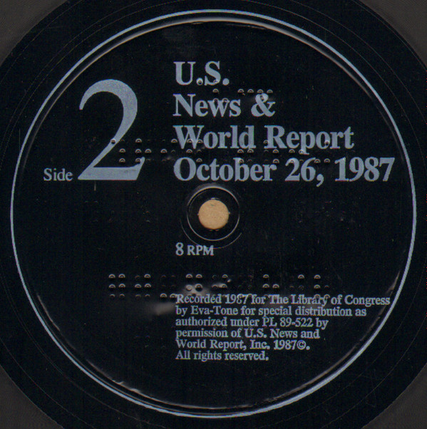 Album herunterladen Unknown Artist - US News World Report October 26 1987