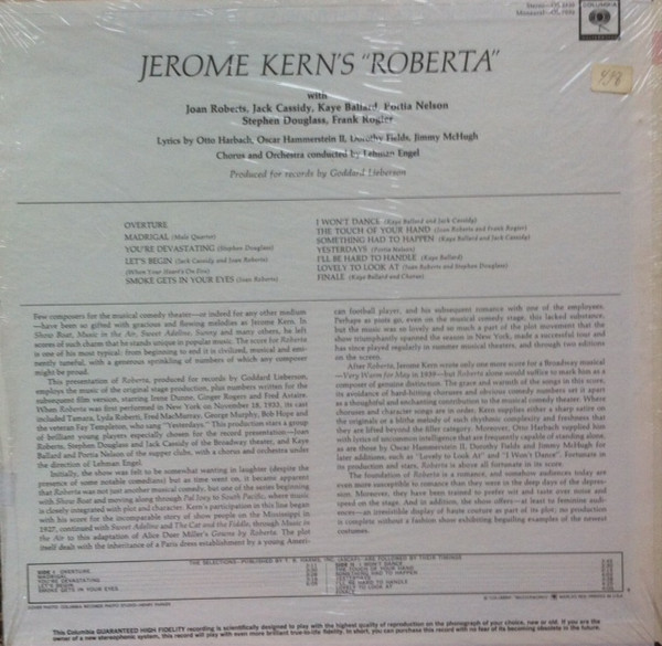 ladda ner album Jerome Kern - Roberta