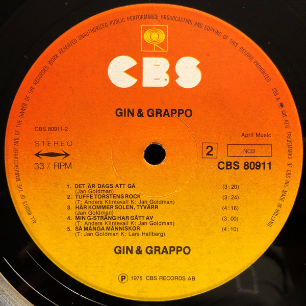 ladda ner album Gin & Grappo - Gin Grappo
