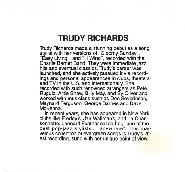 descargar álbum Trudy Richards - Manhattan Serenade