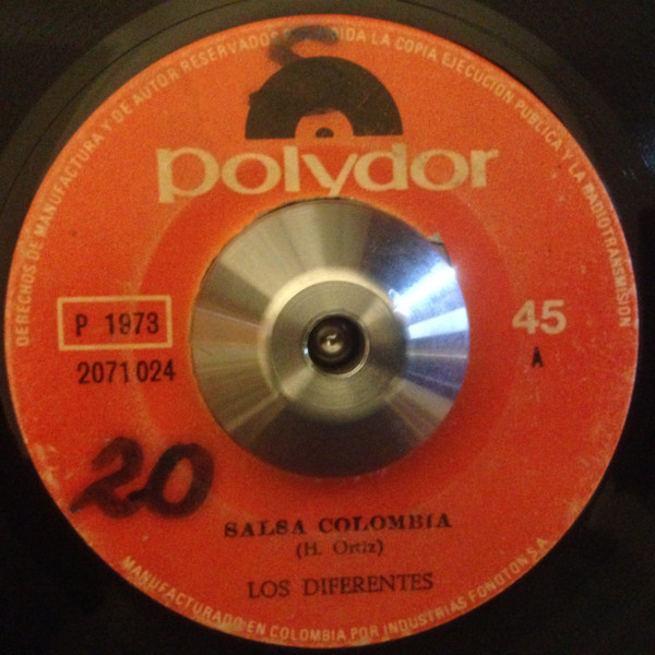 Los Diferentes – Salsa Colombia / La Mira En La Playa (1973, Vinyl