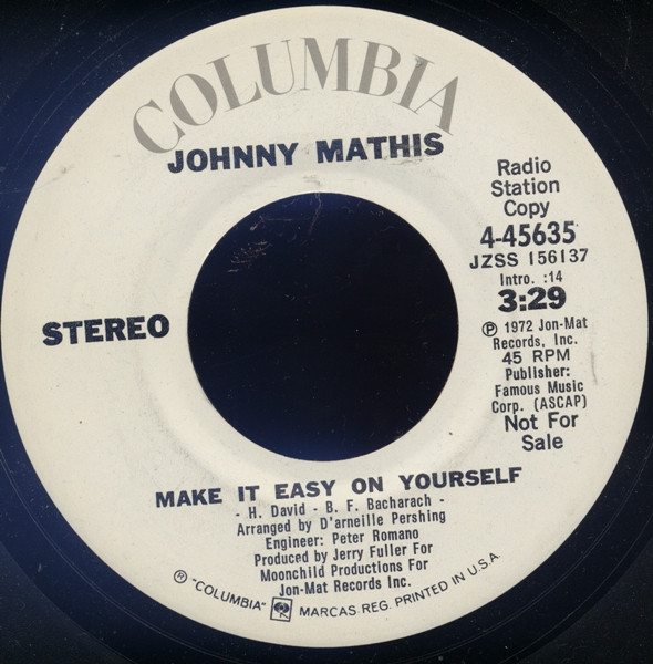 lataa albumi Johnny Mathis - Make It Easy On Yourself