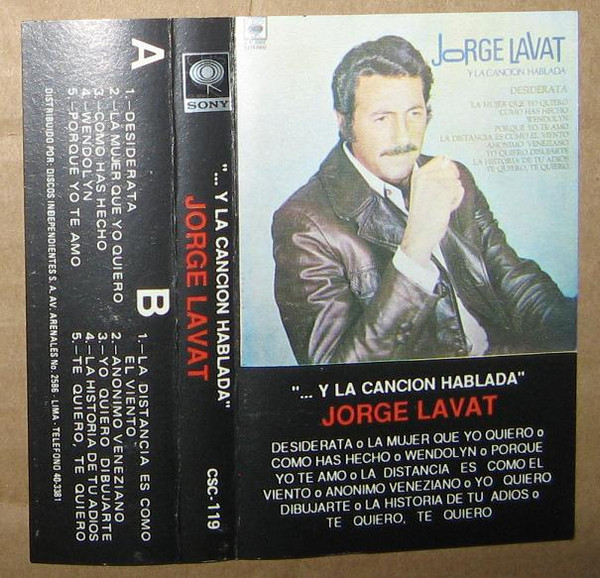 Jorge Lavat Y La Cancion Hablada Cassette Discogs