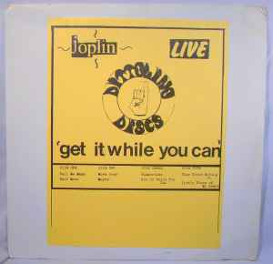 Janis Joplin - Get It While You Can album cover