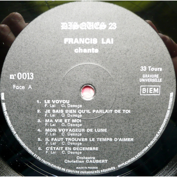 baixar álbum Francis Lai - Chante
