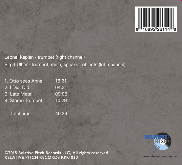 descargar álbum Download Birgit Ulher & Leonel Kaplan - Stereo Trumpet album