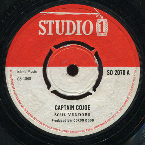 The Soul Vendors – Captain Cojoe / Drum Song (1969, Vinyl