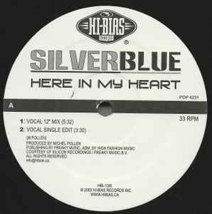 Portada de album Silverblue - Here In My Heart