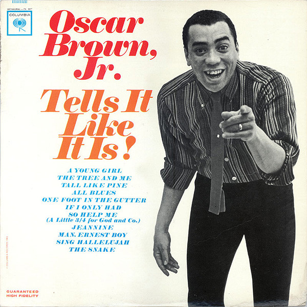 Oscar Brown Jr. – Tells It Like It Is! (1963, Vinyl) - Discogs