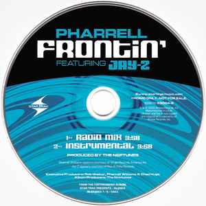 Pharrell Williams Featuring Jay-Z – Frontin' (2003, CD) - Discogs