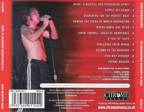 lataa albumi Korn - More Maximum Korn The Unauthorised Biography Of Korn