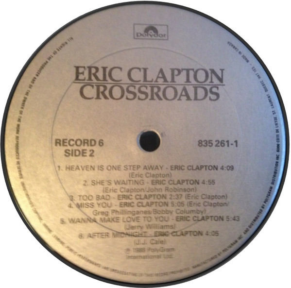 Eric Clapton - Crossroads | Polydor (835 261-1) - 16