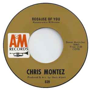 Chris Montez - Because Of You album cover