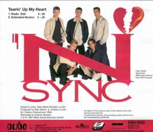 *NSYNC - Tearin' Up My Heart album cover