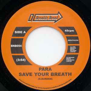 DJ Para (2) - Save Your Breath album cover
