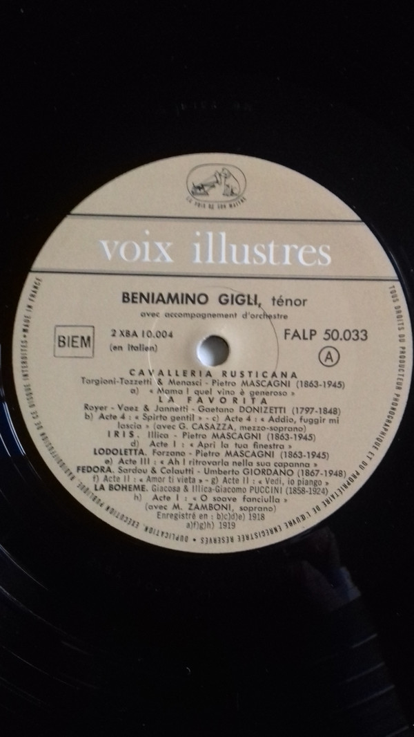 télécharger l'album Beniamino Gigli - La Voix Du Jeune Gigli