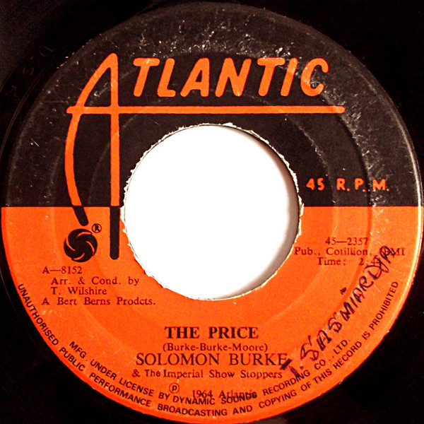 ladda ner album Solomon Burke Sr & The Imperial Show Stoppers - More Rockin Soul The Price