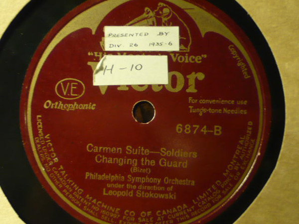 ladda ner album Leopold Stokowski ,Philadelphia Symphony Orchestra Georges Bizet - Carmen Suite