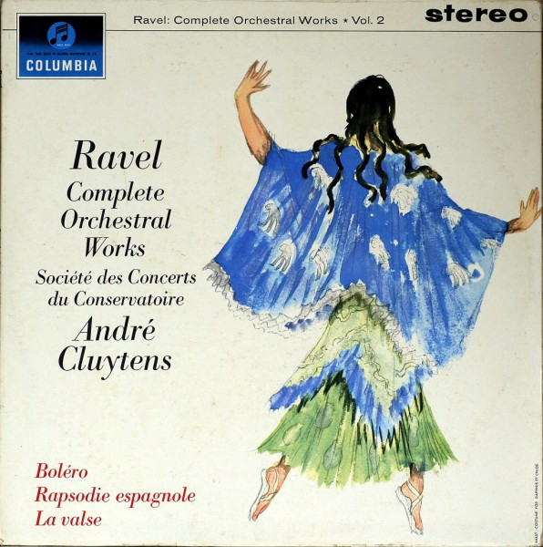 Ravel, Société Des Concerts Du Conservatoire, André Cluytens