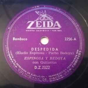 Espinosa Y Bedoya - Despedida / Caleña album cover