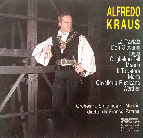 CD / Alfredo Kraus / Arie Da Opere / Bongiovanni / GB 513-2 / 管理番号：SF0051
