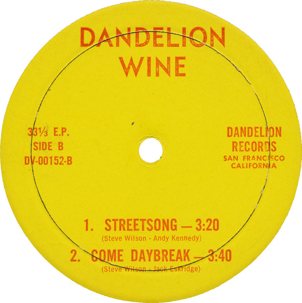 télécharger l'album Dandelion Wine - Dandelion Wine