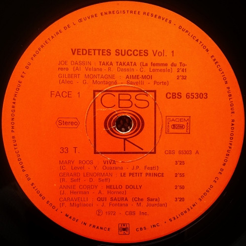 lataa albumi Various - Vedettes Succès N1