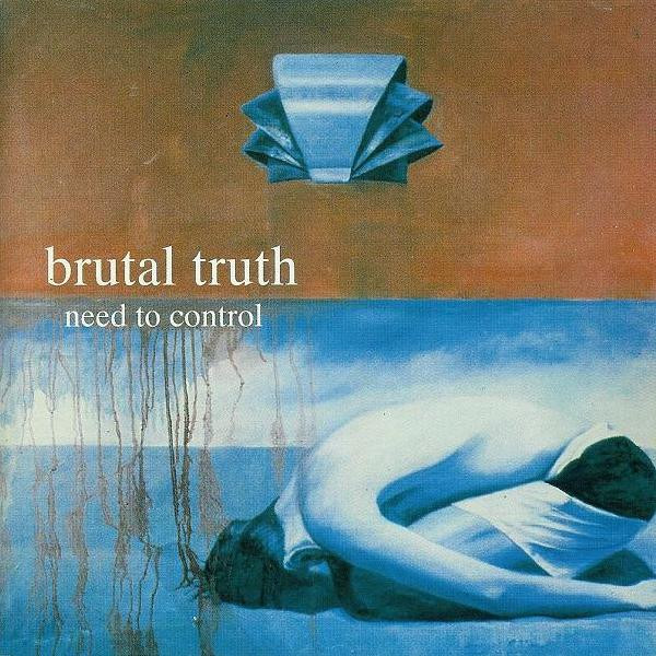 Brutal Truth – Need To Control (2023, White W/ Blue And Red 